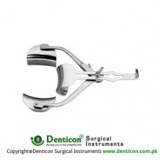 Ricard Retractor Complete With Central Blade Ref:- RT-830-02 and 1 Pair of Lateral Blaades Ref: - 15-835-90 Stainless Steel,